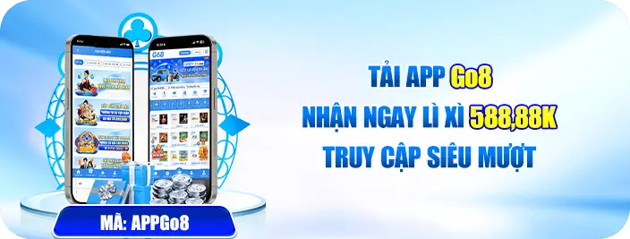 Khuyến mãi tải app Go8 nhận 588K